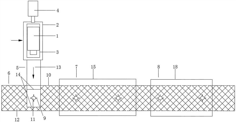 Dilution tank cleaning device for secondary water supply