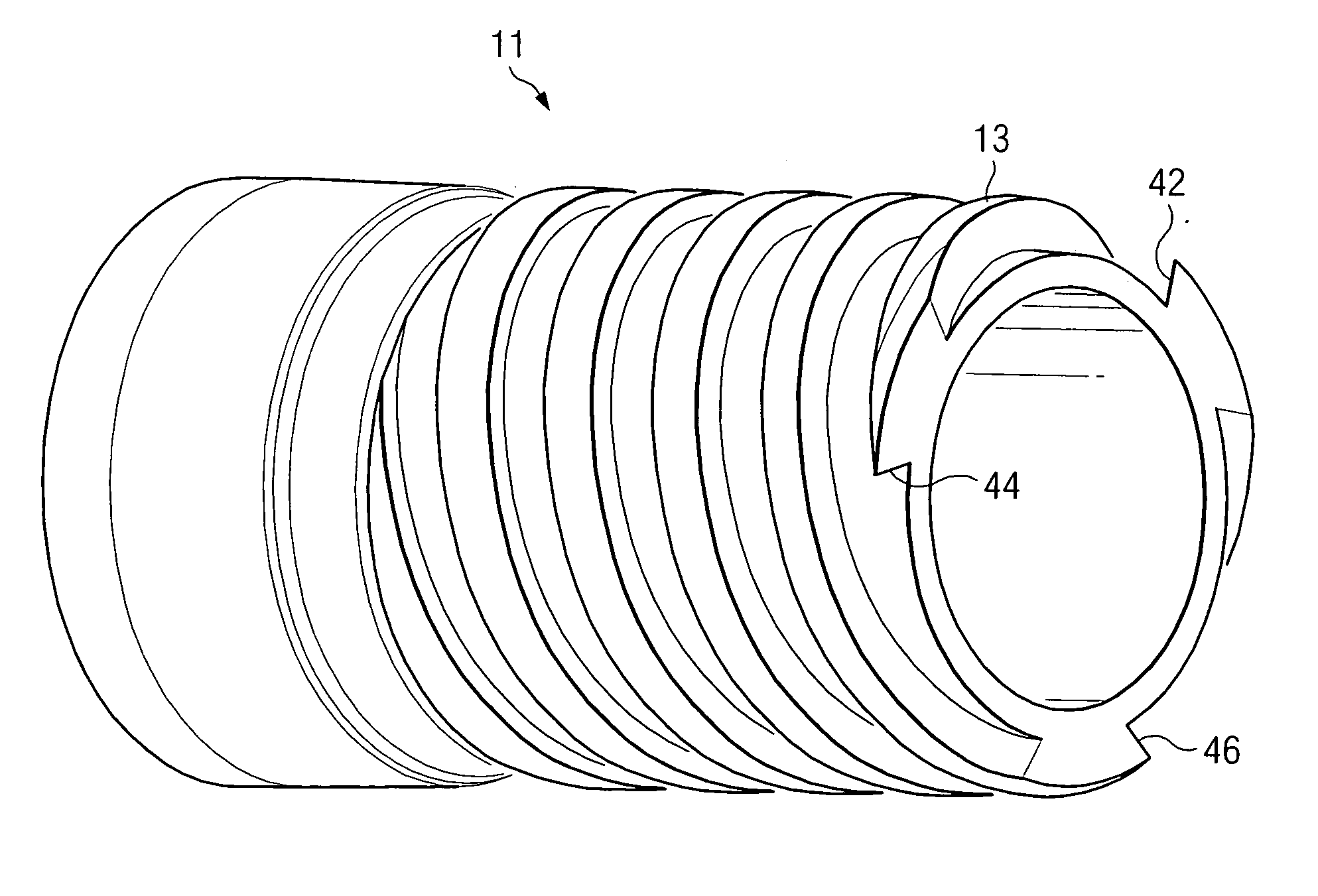 Cylindrical Tapered Thread Form for Tubular Connections