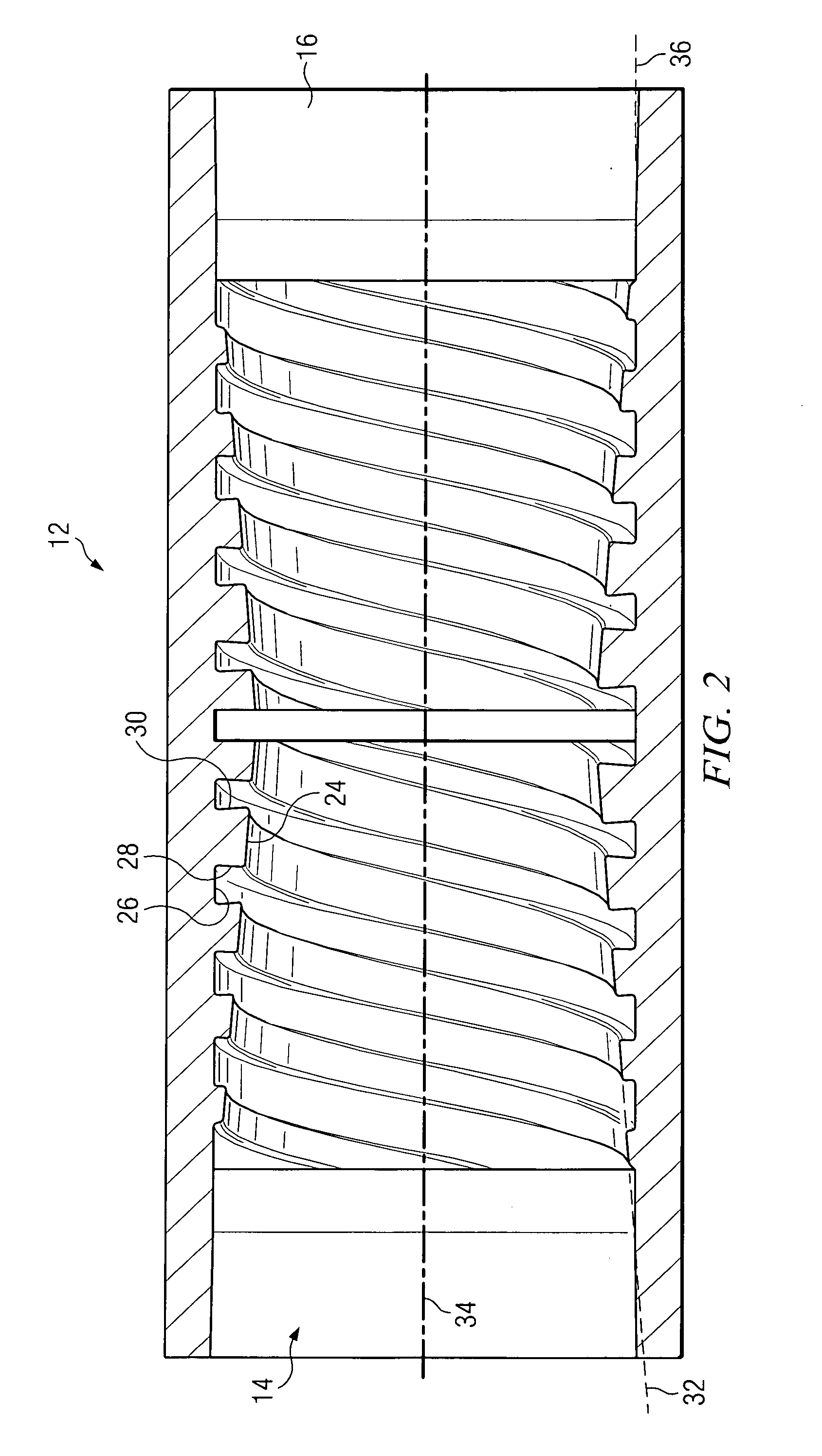 Cylindrical Tapered Thread Form for Tubular Connections