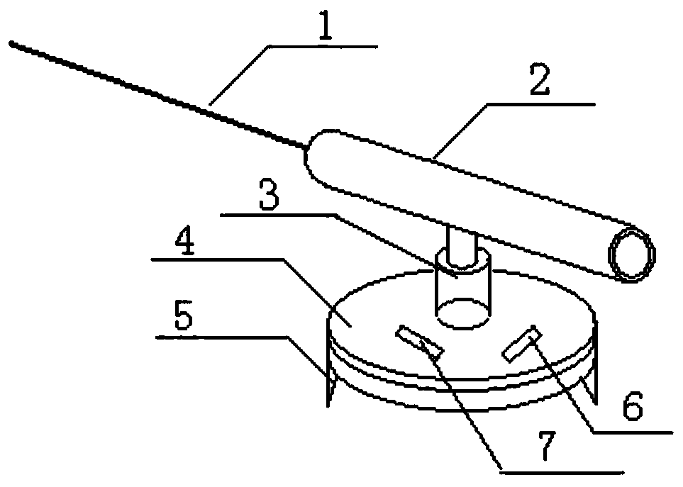 Laser type mark point measurement and paying-off instrument for electric power engineering