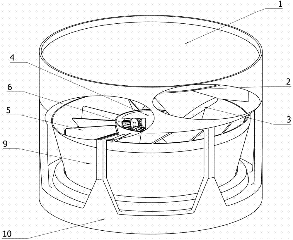 An annular air purification and humidification device