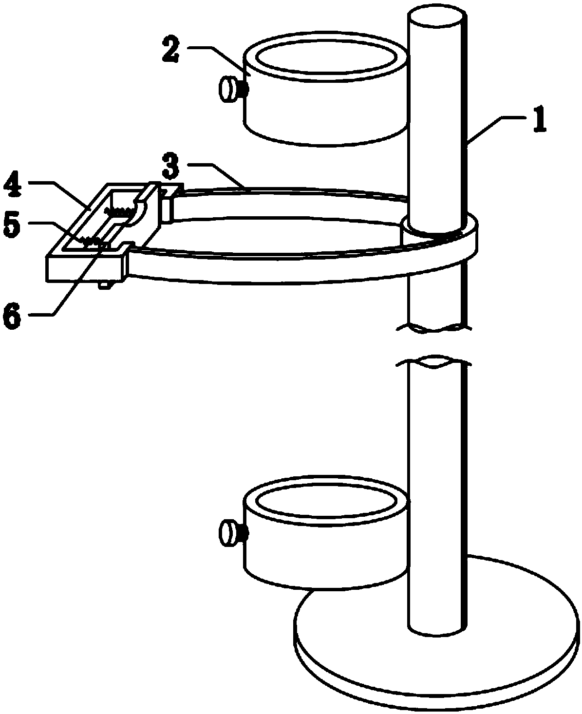 Ultrasonic detecting method of hydrogen damage of water cooling wall tube of boiler
