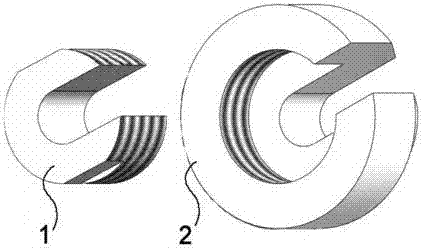 Protective device of reflection type Hopkinson pull rod test sample, and experimental method