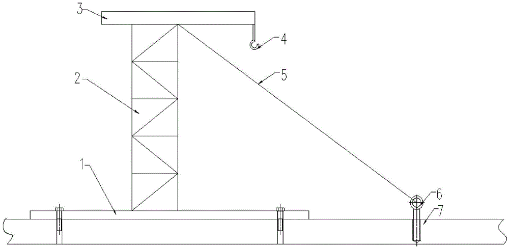 Polar region derrick tower suitable for Antarctic inland areas