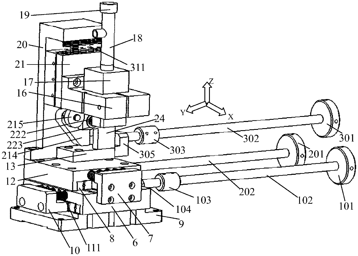 Camera lens clamping device