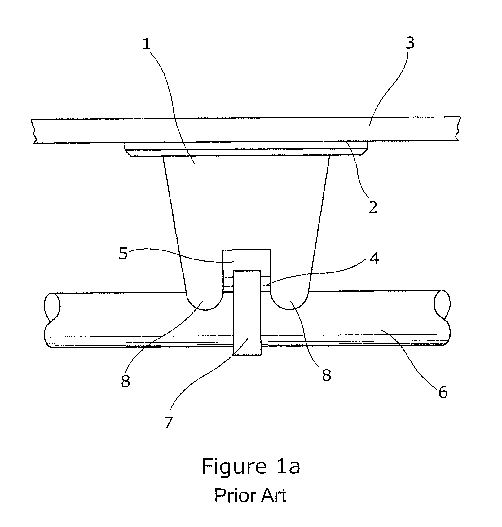 Bracket for attaching an electrical cable to a vehicle