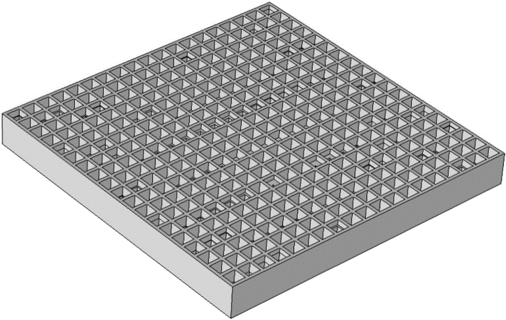 Metamaterial capable of realizing acoustic holography based on phase amplitude modulation