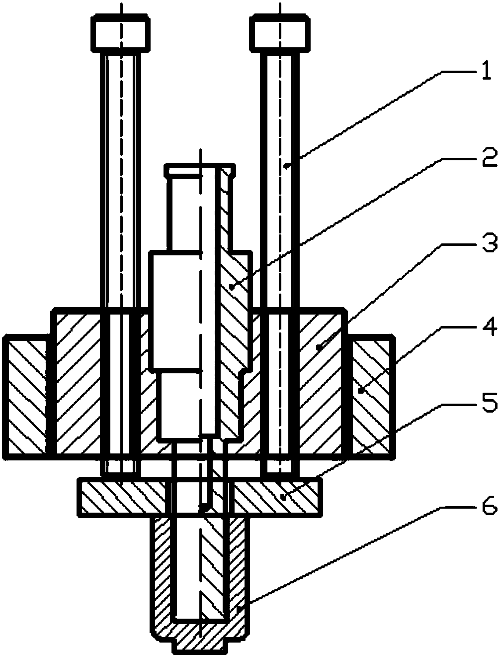 Special progressive discharge device for Gleeble-3500 testing machine