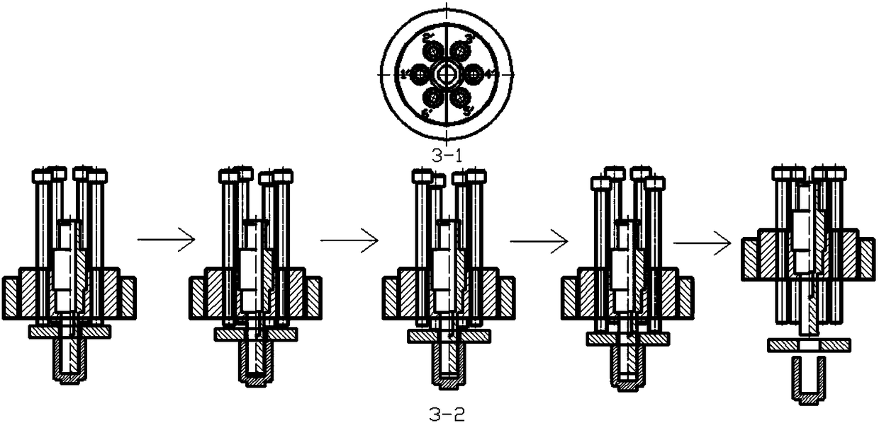 Special progressive discharge device for Gleeble-3500 testing machine