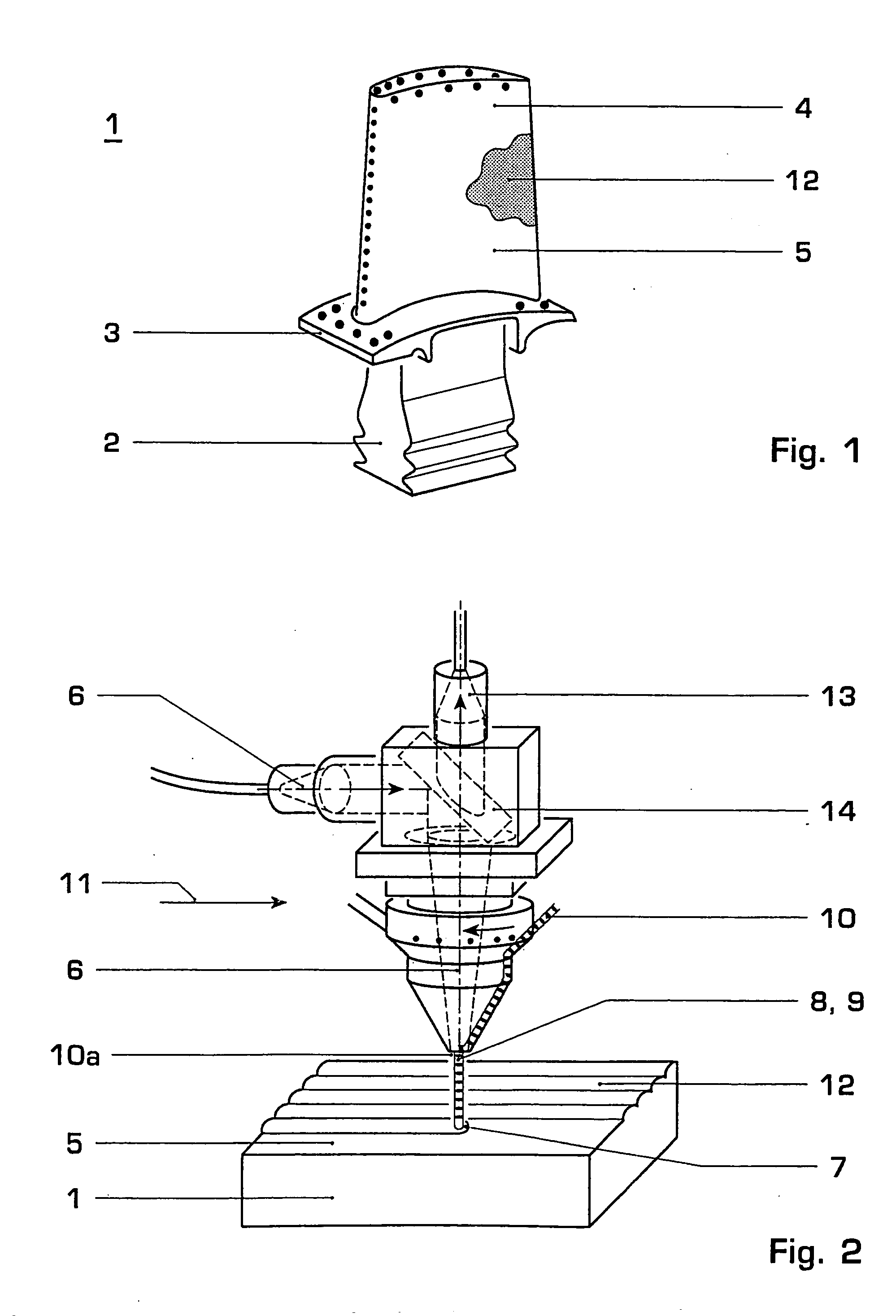 Method for controlling the microstructure of a laser metal formed hard layer