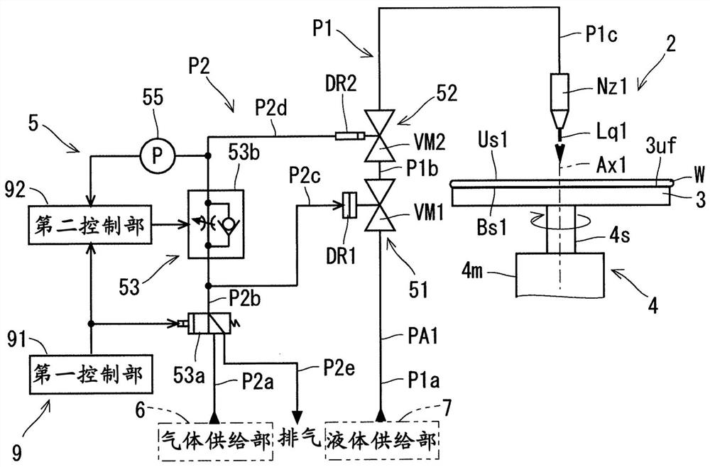 Substrate processing device, control method thereof, and computer-readable storage medium