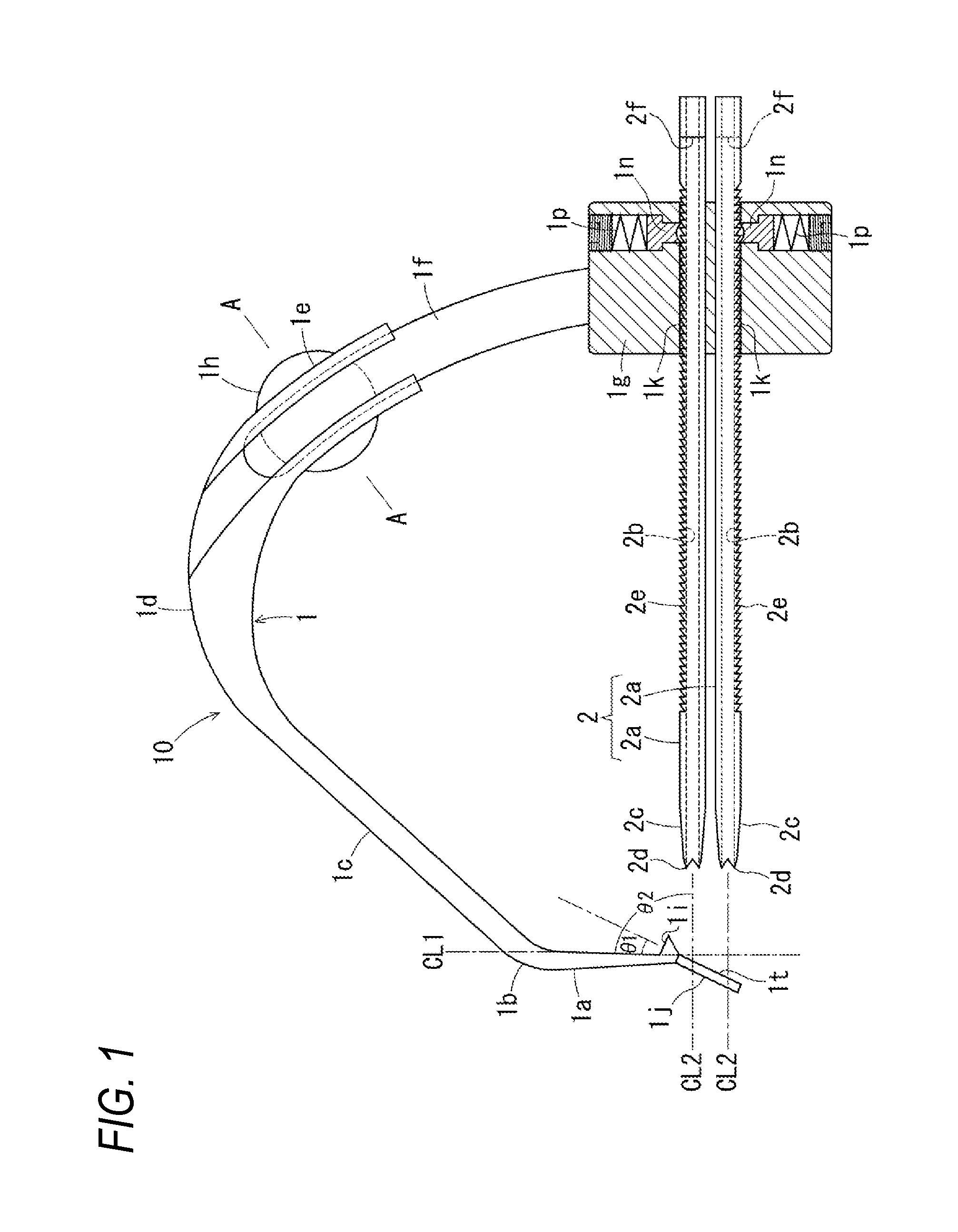 Jig for guide pin piercing