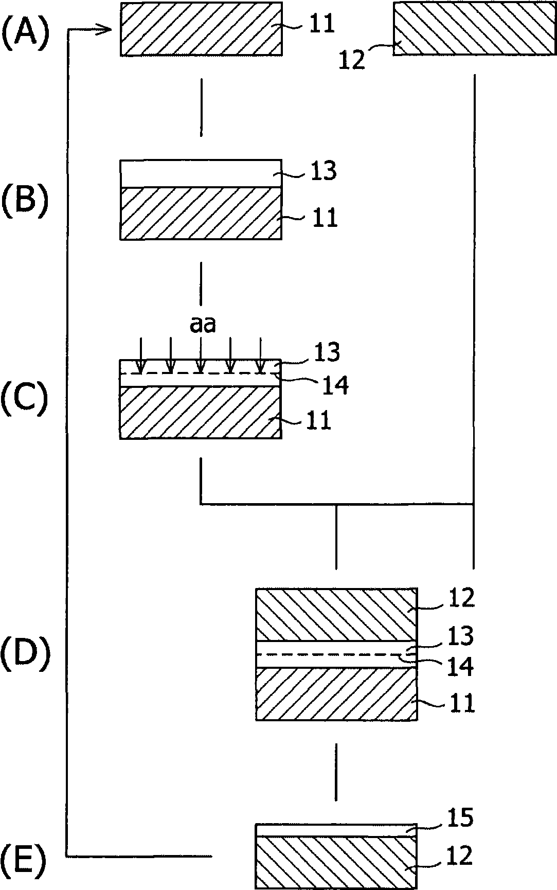 Method for preparing substrate having monocrystalline film