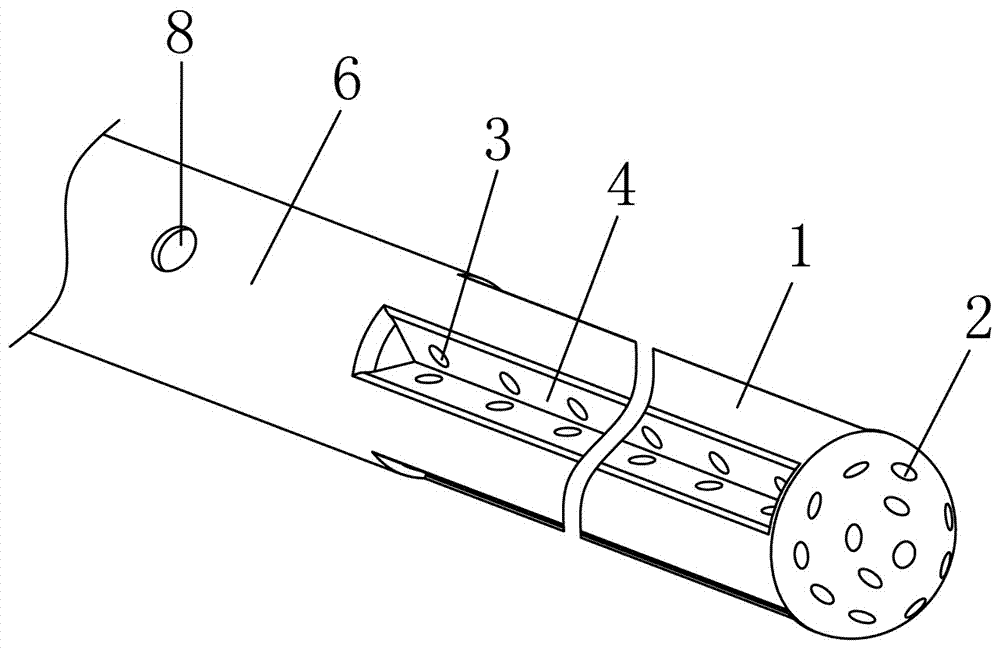 Abdominal drainage tube