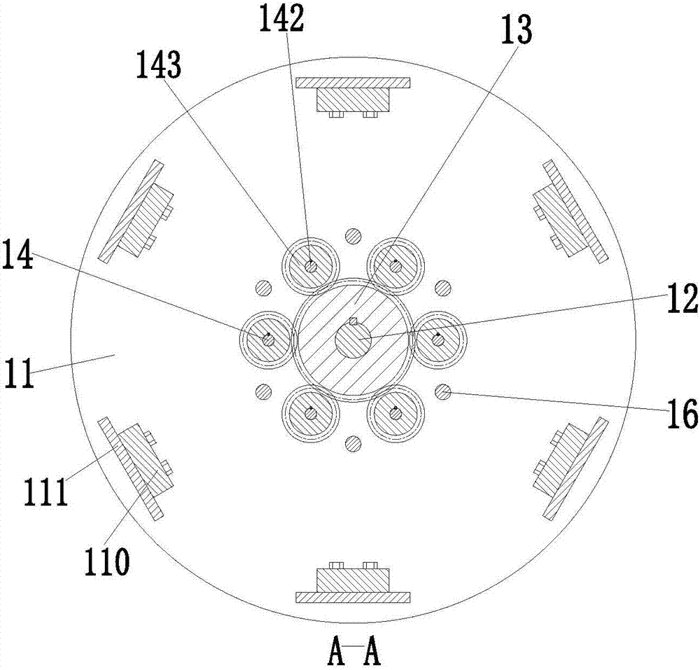 A kind of leg massage robot for nursing and rehabilitation