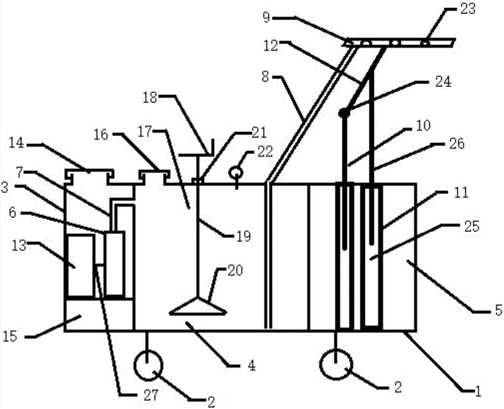 Movable-type drop irrigation device