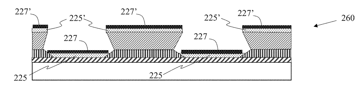 Photolithographic patterning of electronic devices