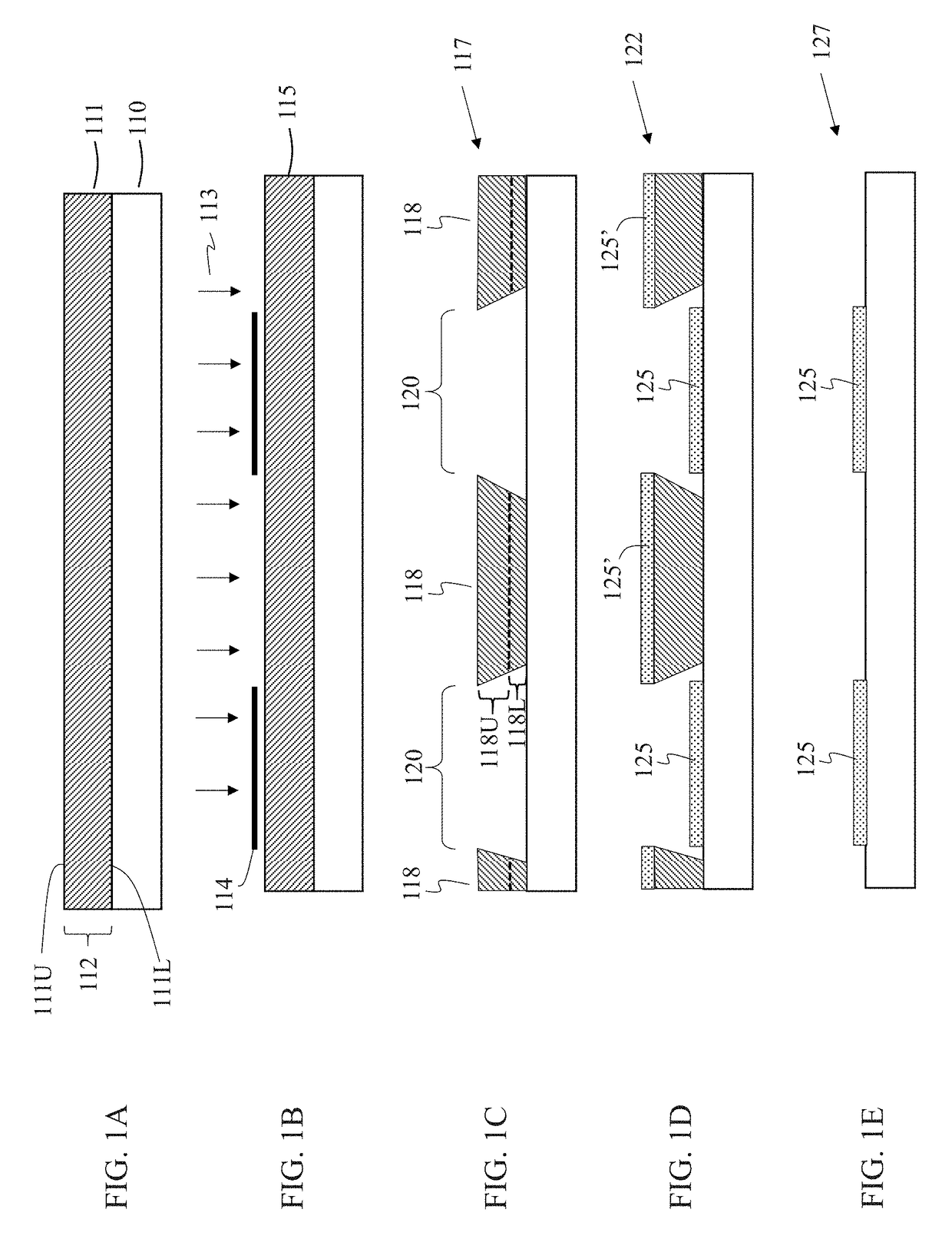 Photolithographic patterning of electronic devices