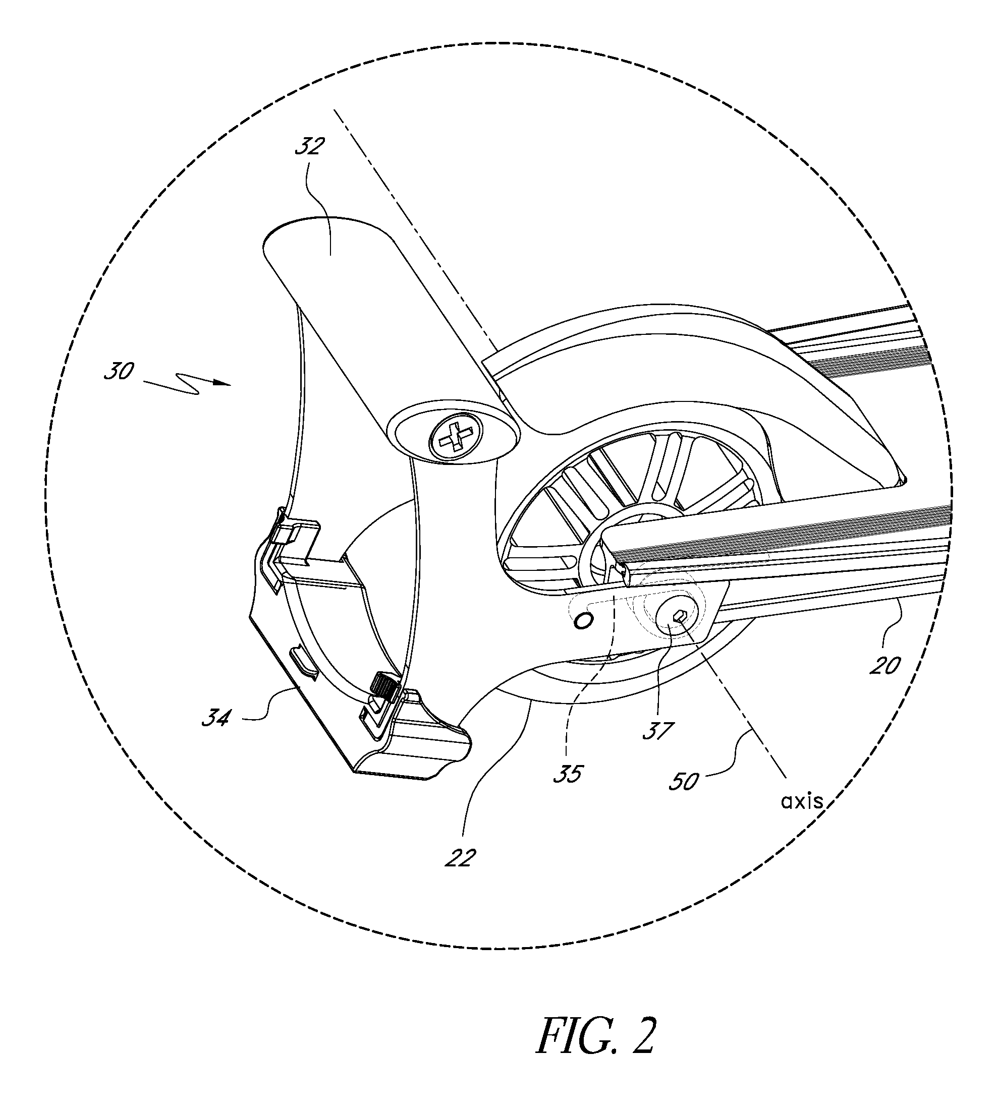 Spark generating device for scooter and removable spark generating cartridge