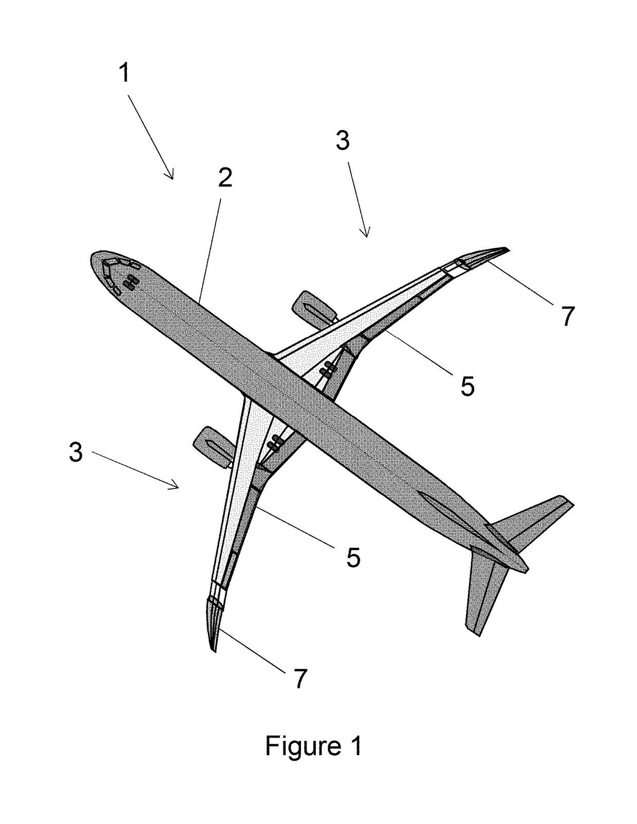Methods of configuring a wing tip device on an aircraft