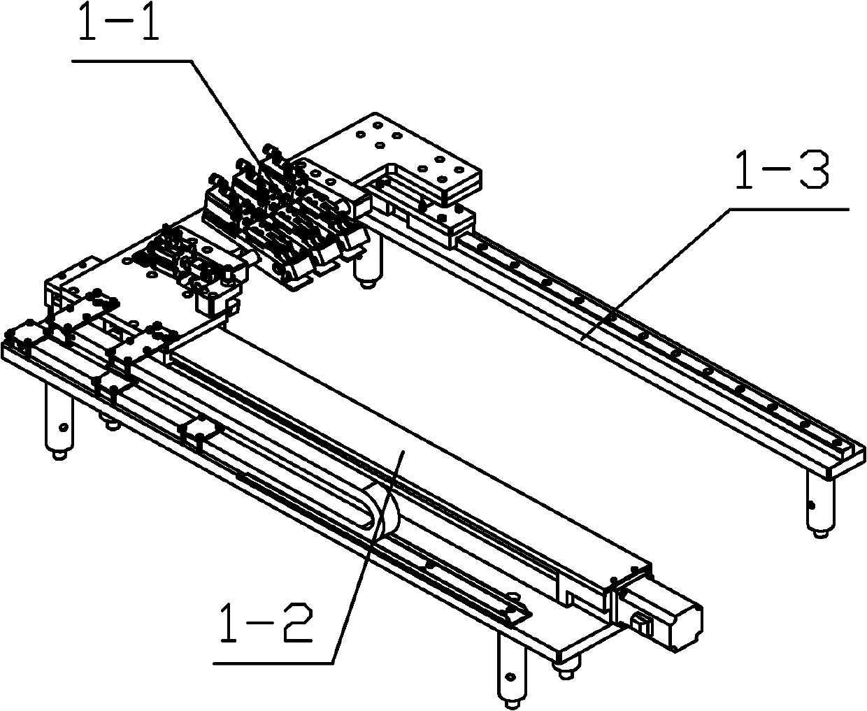 Solder strip drawing and releasing mechanism