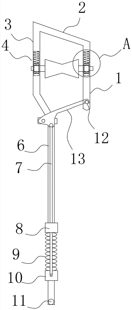 Climbing device for hot-line work