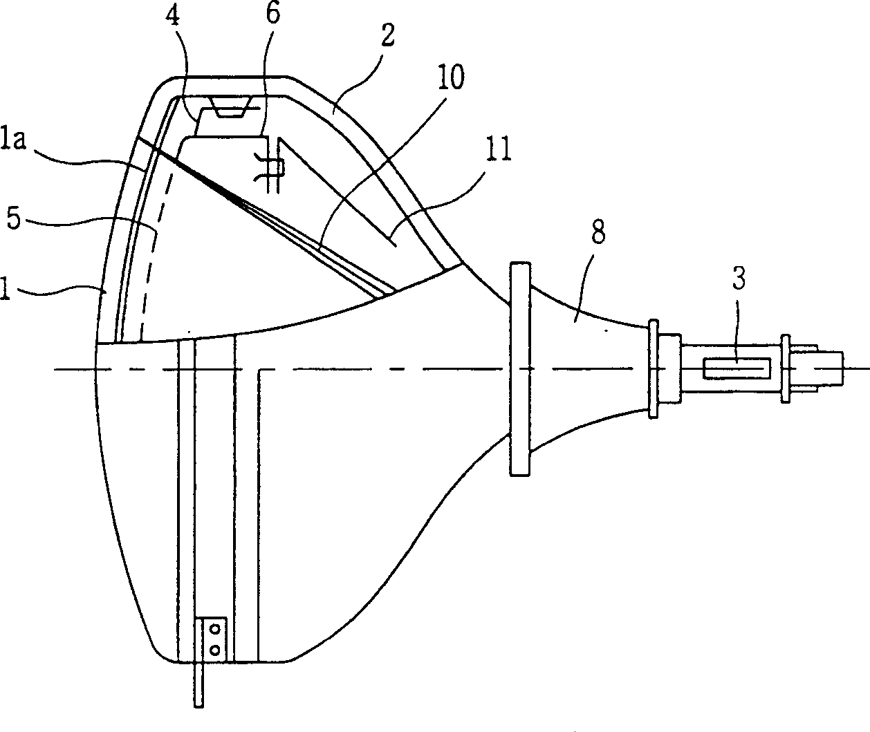 Shadow mask for color CRT