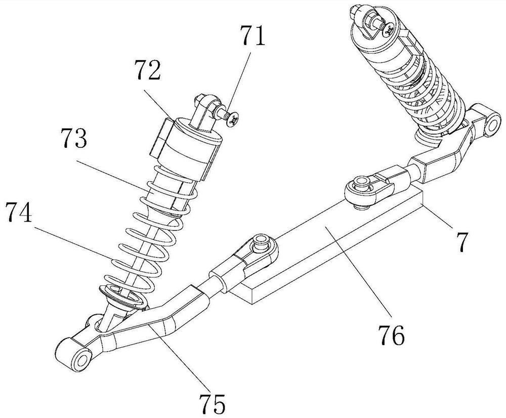 New energy automobile front bumper assembly anti-sinking structure convenient to disassemble and assemble