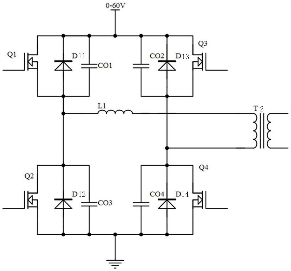 Inverter type defibrillation pulse generator