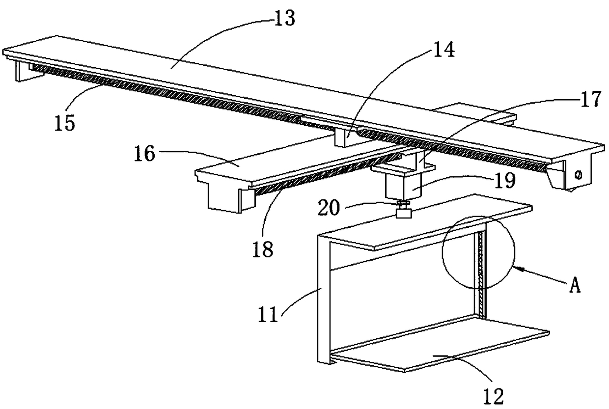 Conveniently used on-bed movable table