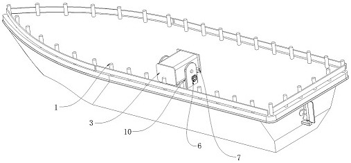 A ship emergency rescue evacuation device