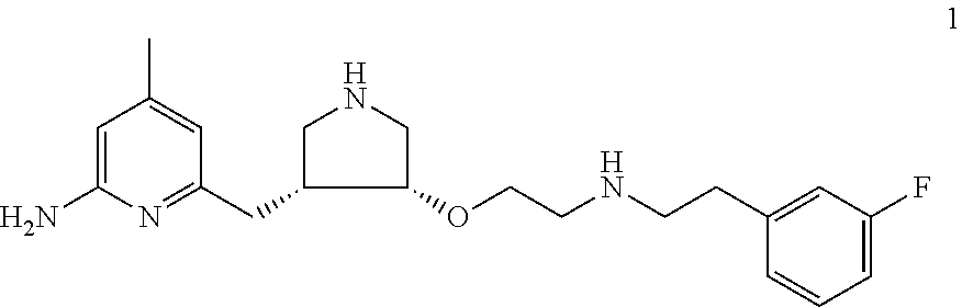 Chiral synthesis of pyrrolidine core compounds en route to neuronal nitric oxide synthase inhibitors