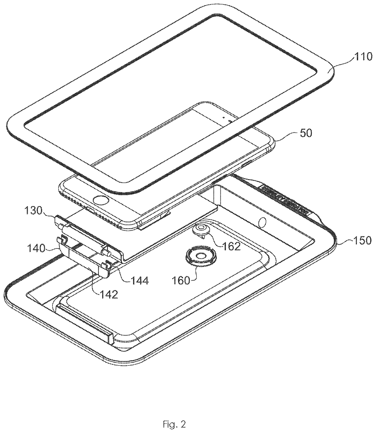 Sterile enclosure for a hand-held electronic device and methods of using thereof