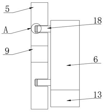 Anti-splashing injection molding device for PVC plastic production