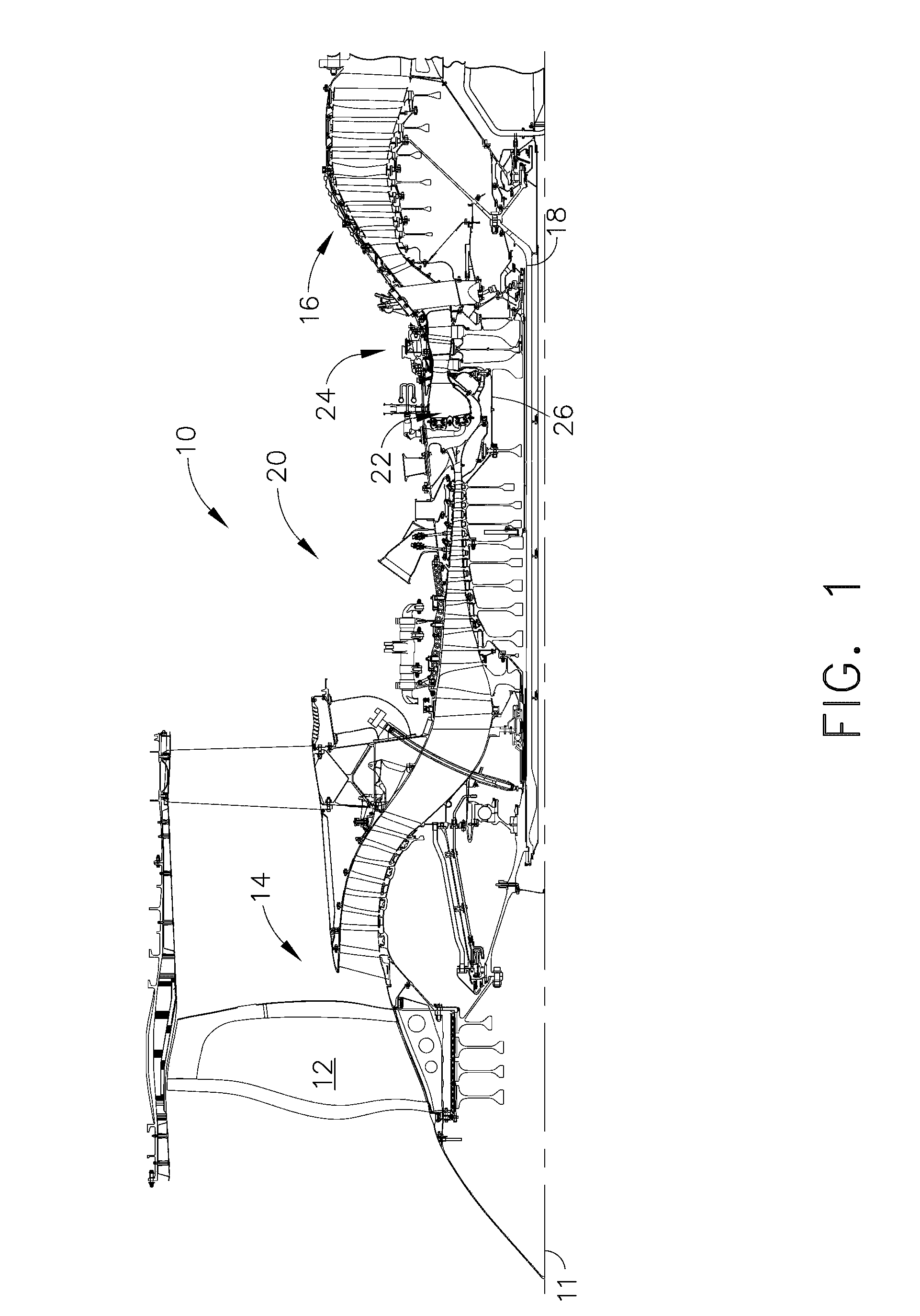 Series bearing support apparatus for a gas turbine engine