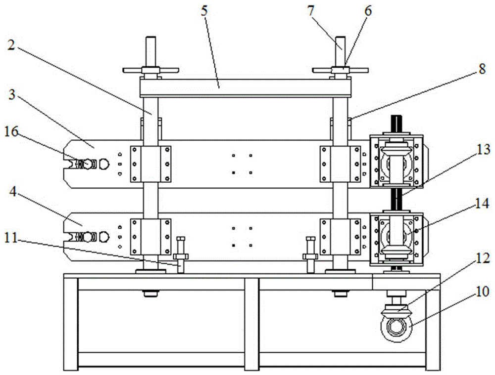 Chain belt type plate pulling machine