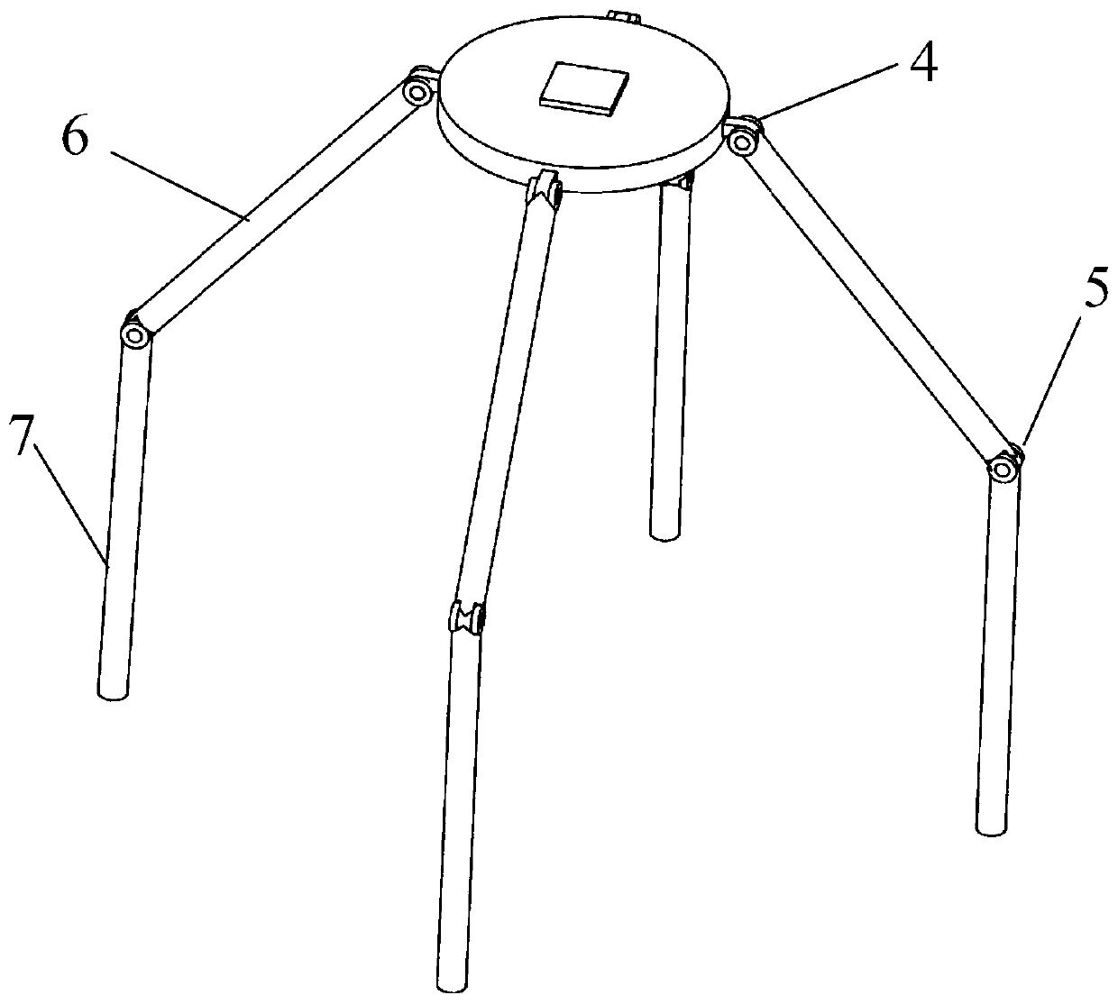 Composite mechanical arm-rope system mechanism used for capturing space debris