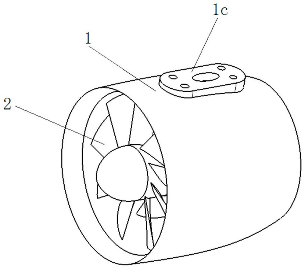 Tandem motor pump jet propeller