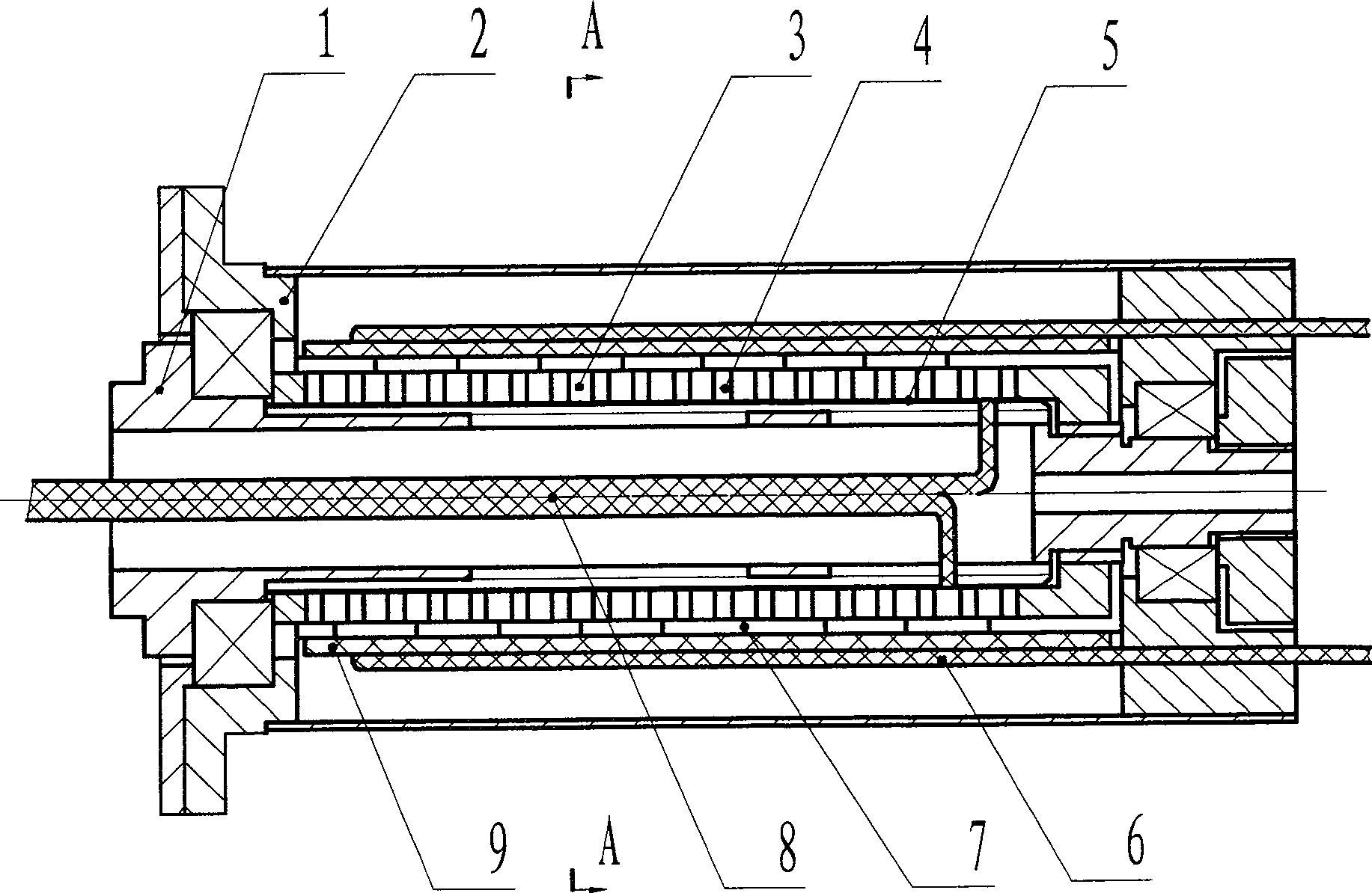 Radial insulation laminated conductive slip ring