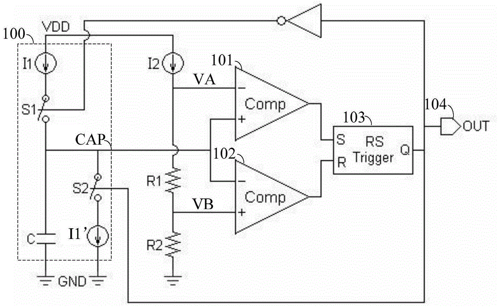 an oscillating circuit