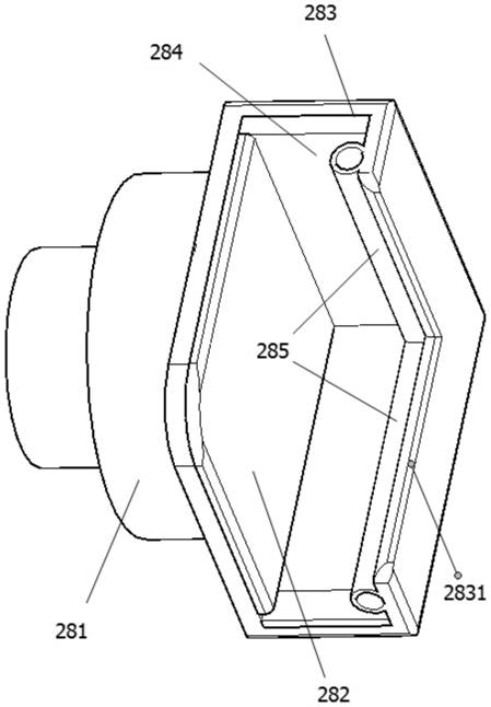 A four-corner locking vehicle-mounted mobile phone holder