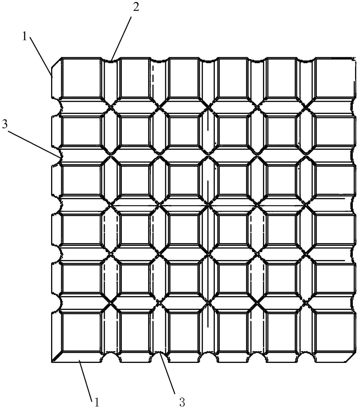 Method for manufacturing combined permeable bricks