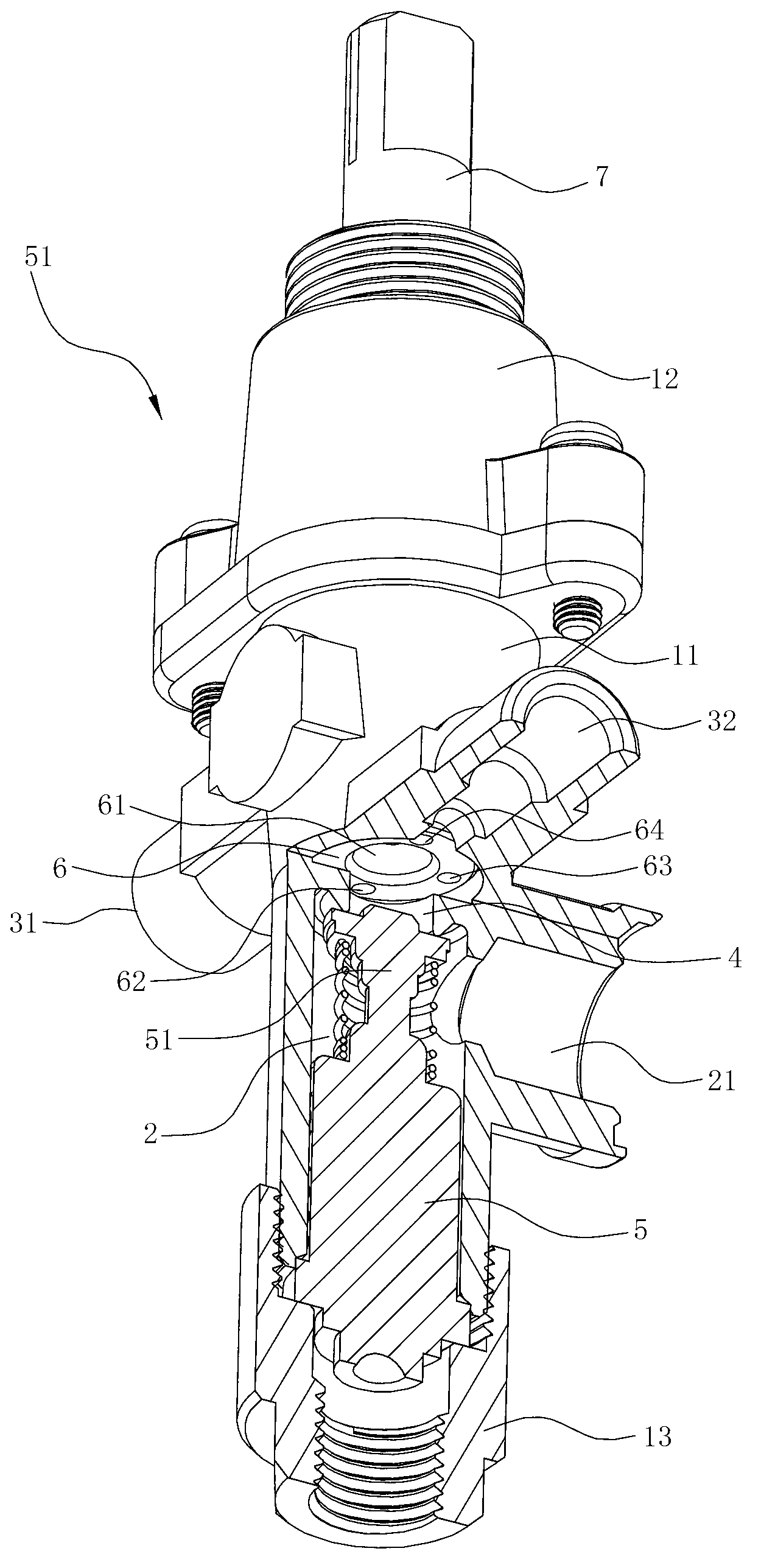 Fuel gas valve for assisting gas supply and ignition