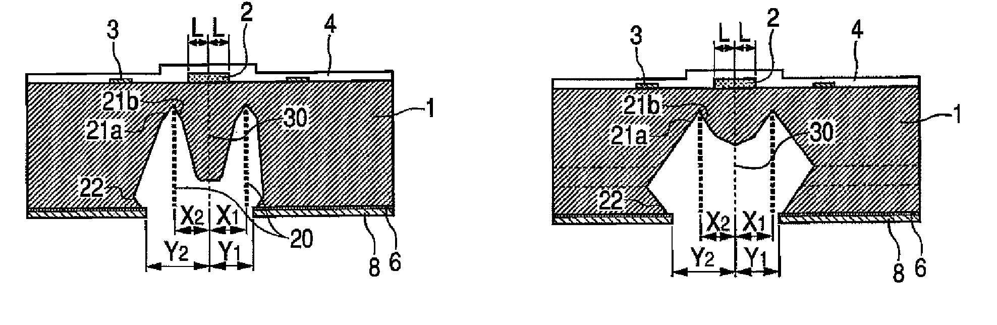 Manufacturing method of substrate for ink jet head and manufacturing method of ink jet recording head