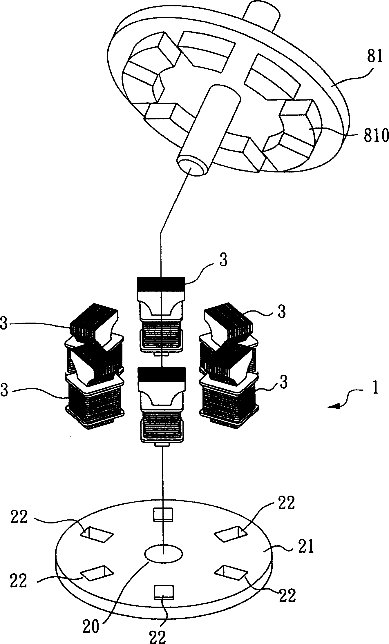 Modular stator structure