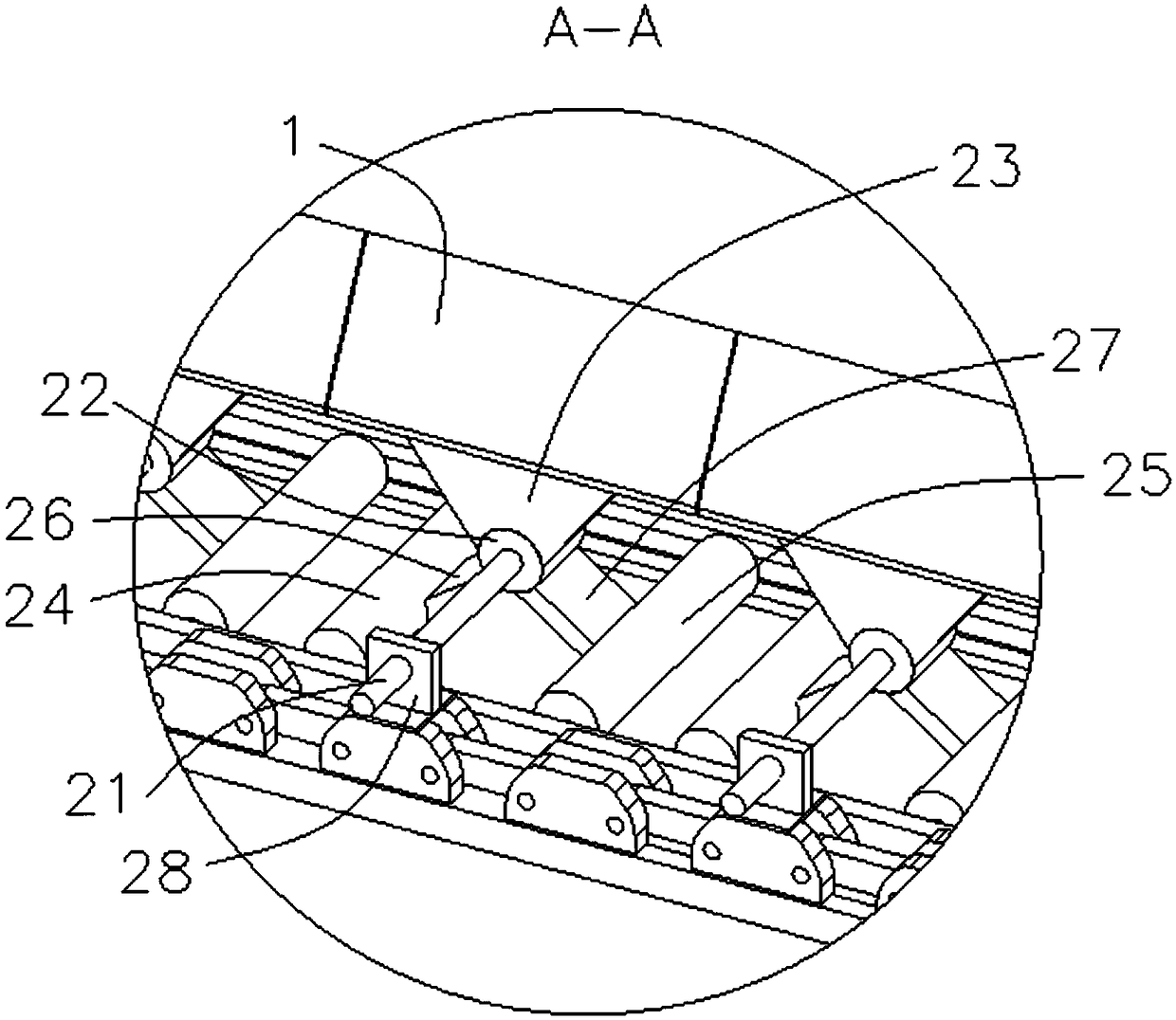 Underground bevel deck type parking garage