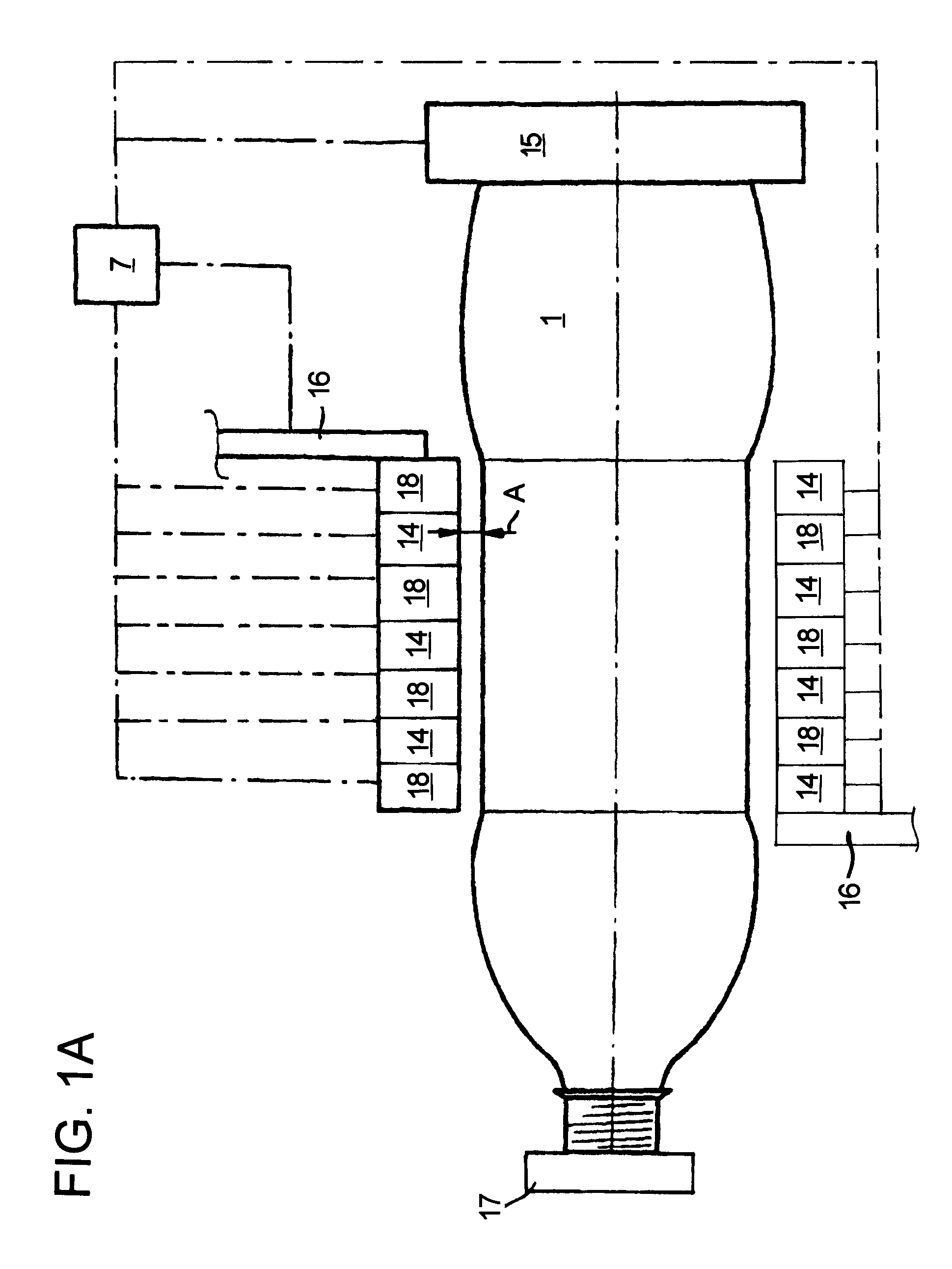Method and apparatus for the circumferential printing onto individual bottles in a run of bottles where the individual bottles in the run have at least one varying dimension due to manufacturing tolerances, the method and apparatus providing more consistent artwork on individual containers in the run of containers