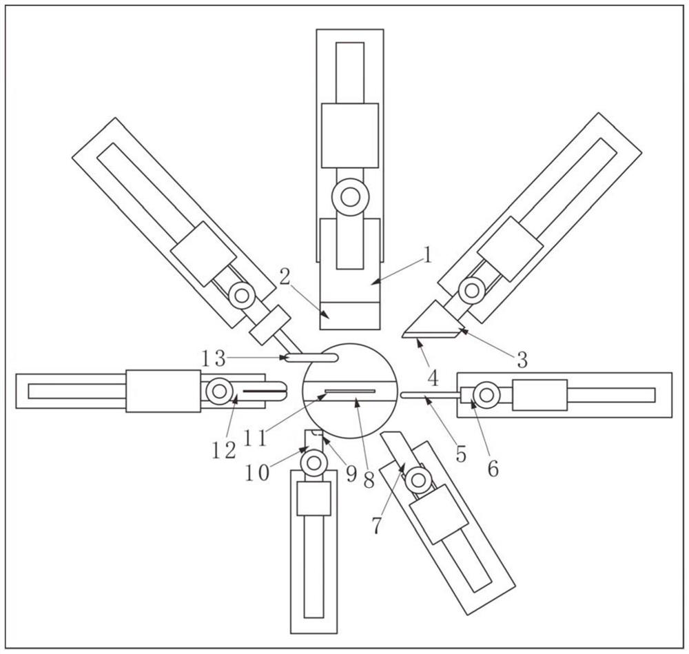 Slotted lining preparation device and method