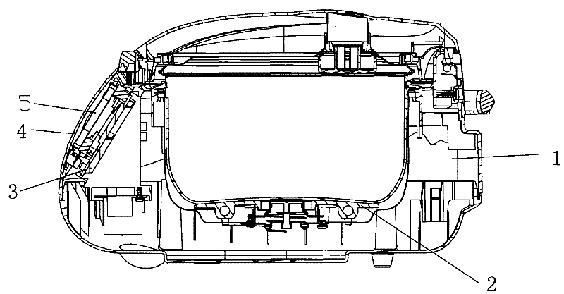 Control method of electric rice cooker capable of displaying power consumption