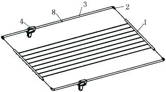 Rack structure of drying rack